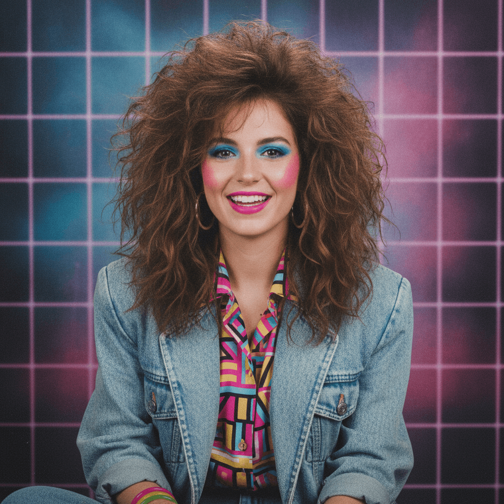 80s Glamour Portrait
