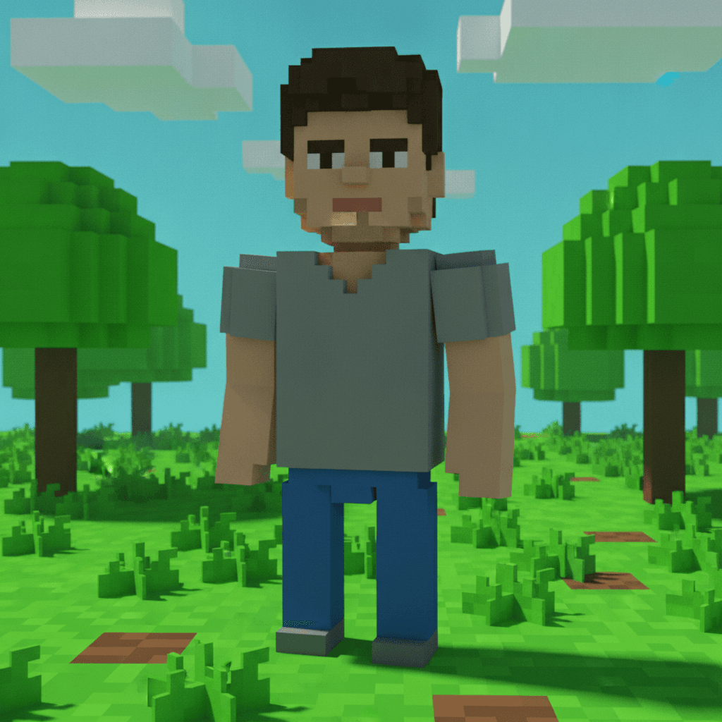 Voxel Game Character