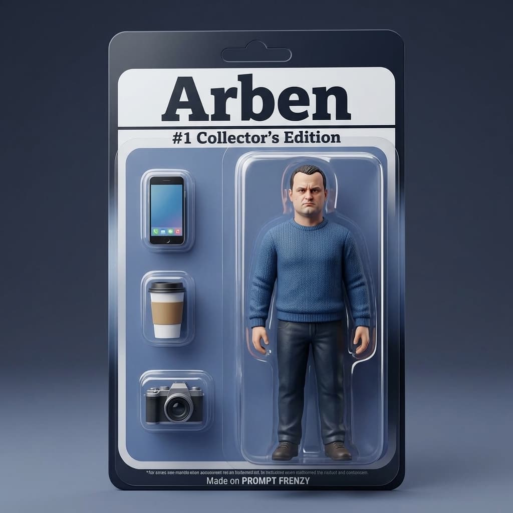 Action Figure in Blister Pack Prompt