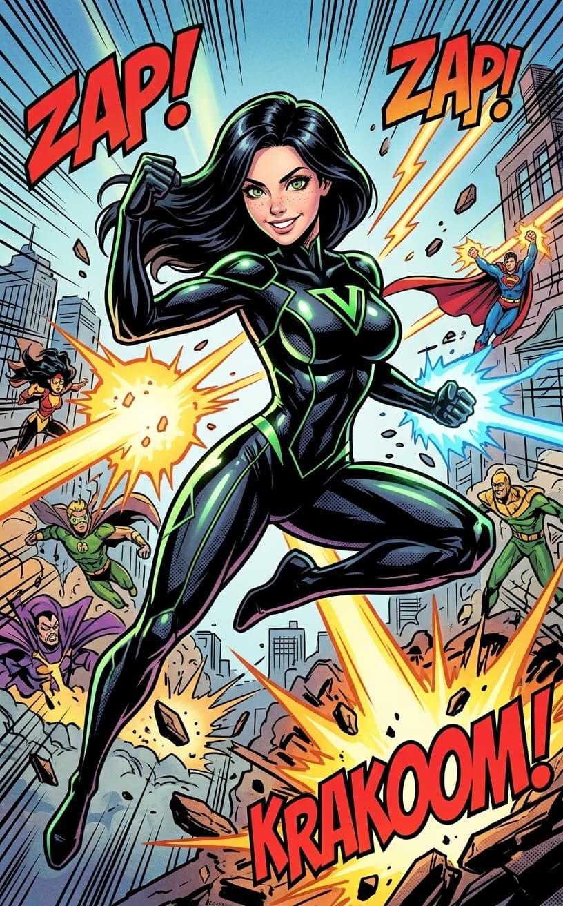 Marvel Comics 90s Portrait