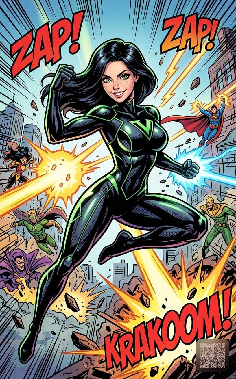 Marvel Comics 90s Portrait