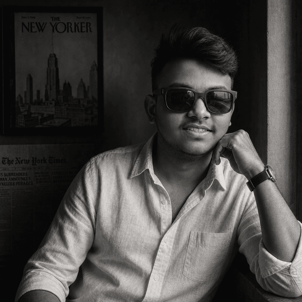 Cinematic Black & White Editorial Portrait (GPT)