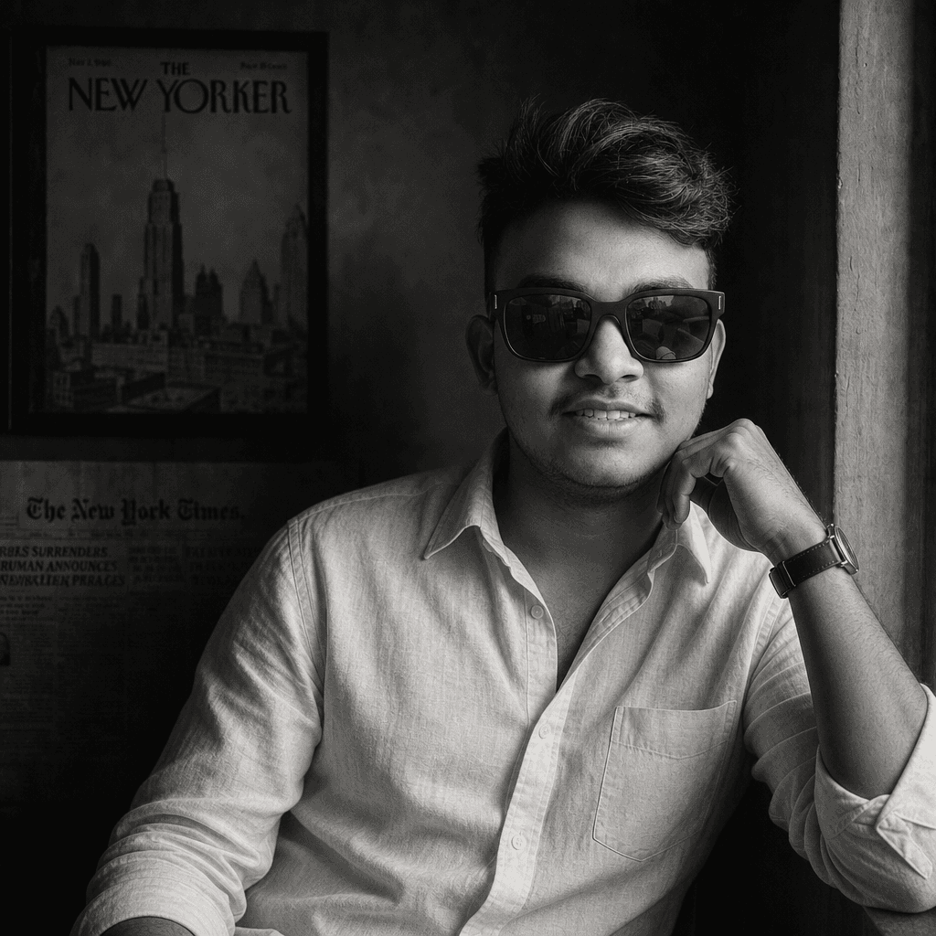 Cinematic Black & White Editorial Portrait (GPT)