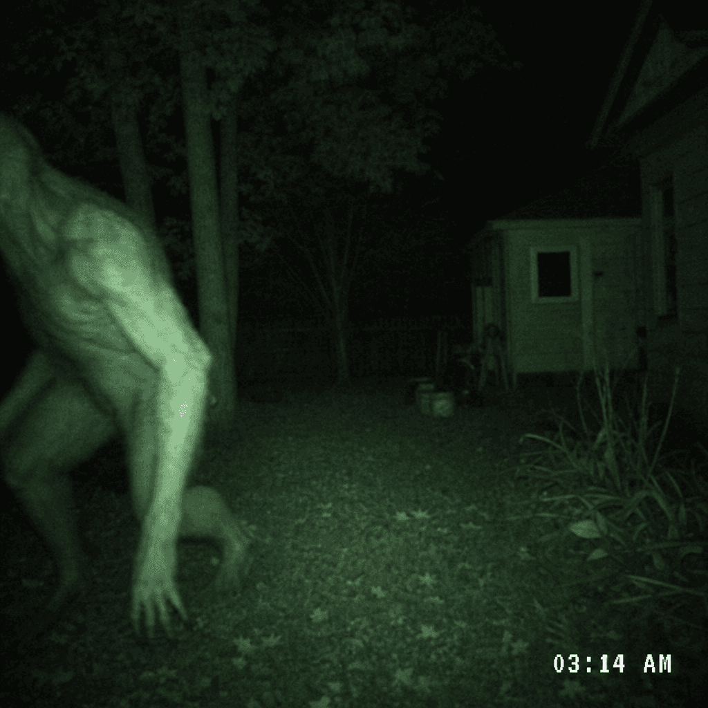 Backyard Cryptid — Night-Vision Trail Cam
