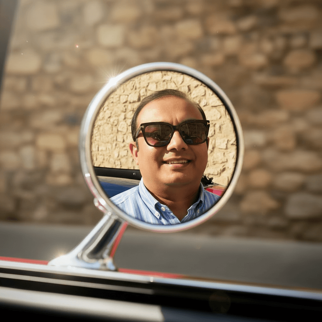 Cabriolet Mirror Photo
