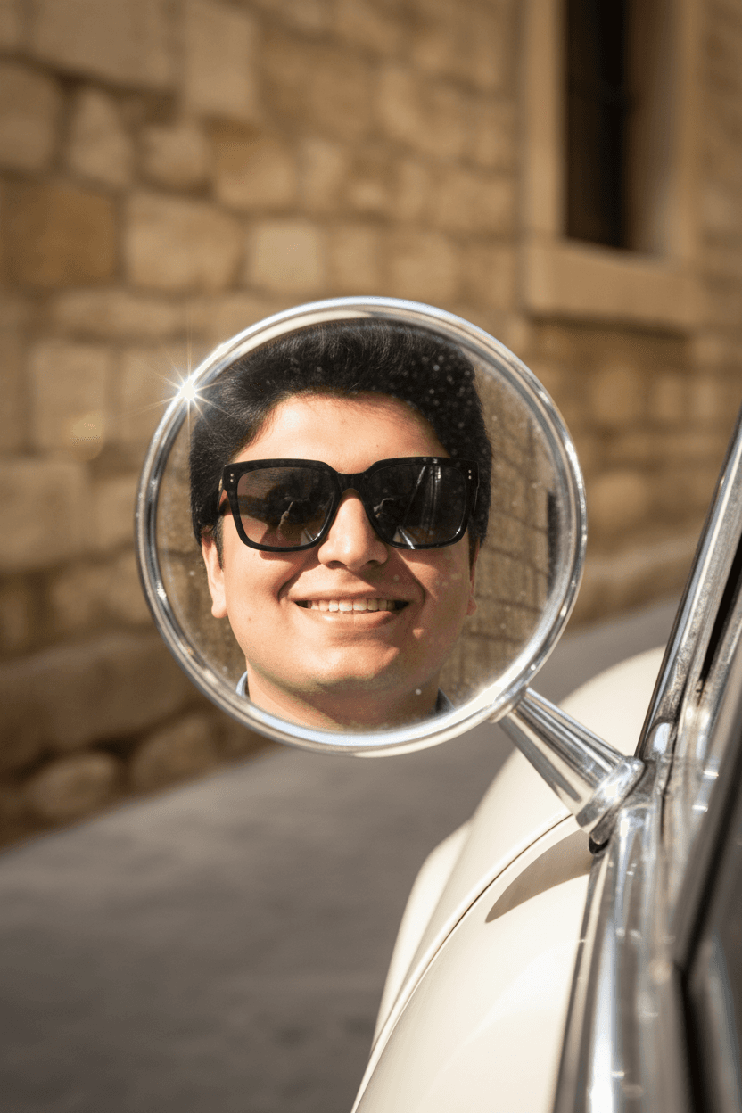 Cabriolet Mirror Photo