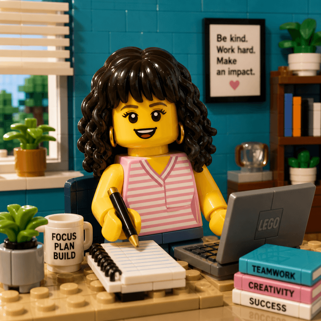 Turn photos into a LEGO scene