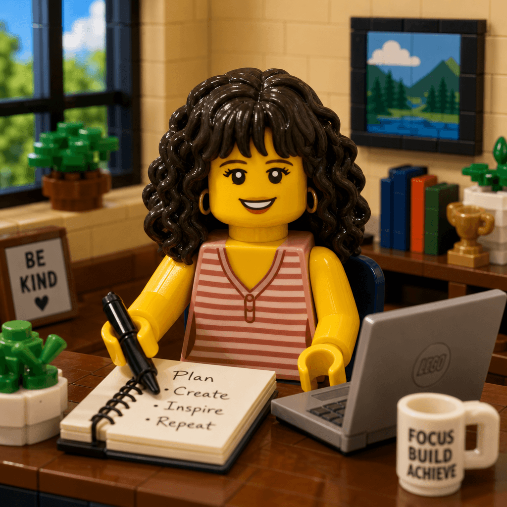 Turn photos into a LEGO scene