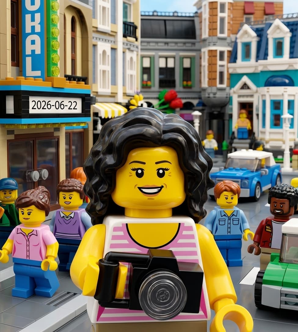 Turn photos into a LEGO scene