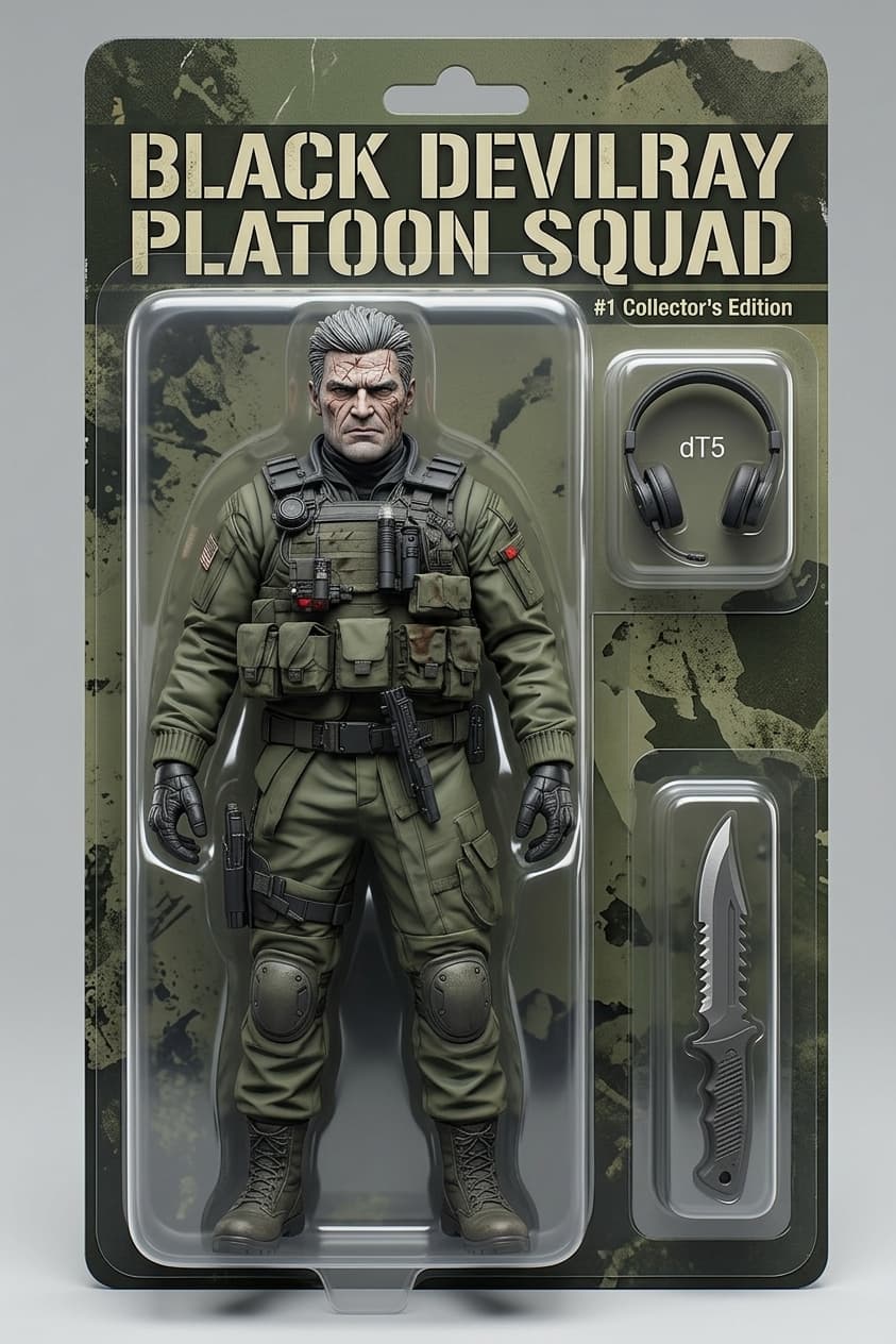 Action Figure in Blister Pack Prompt