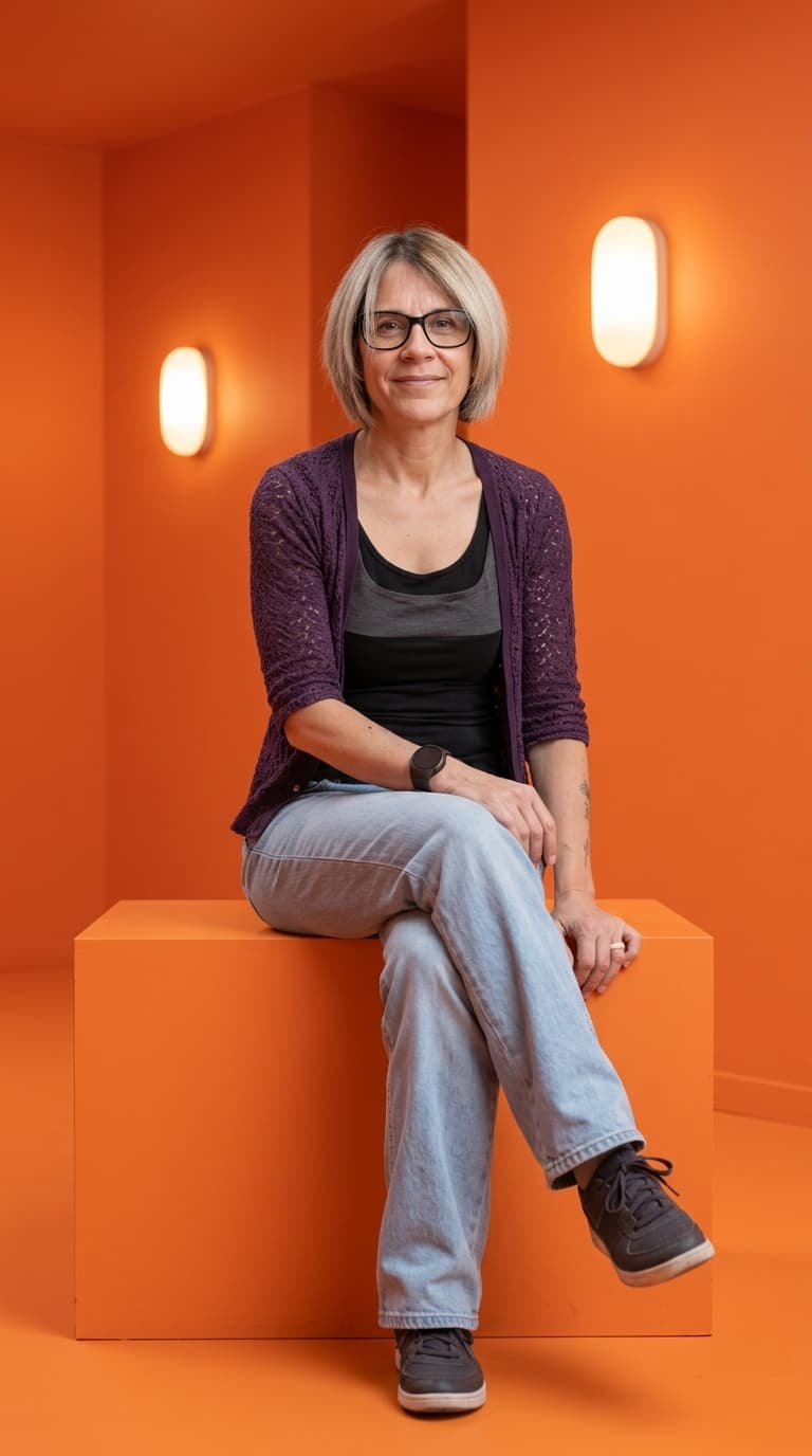 Orange AI Pro Headshot Portrait