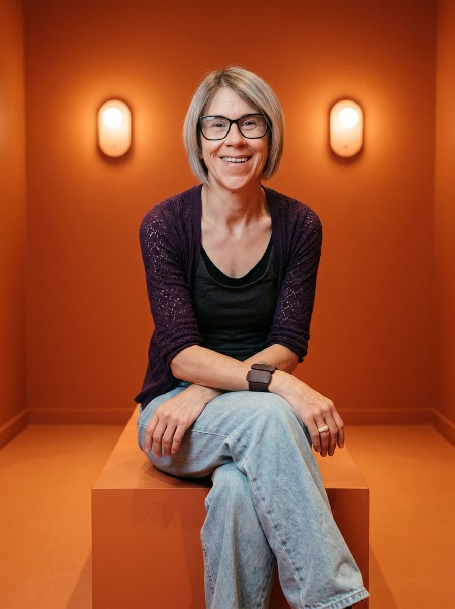 Orange AI Pro Headshot Portrait