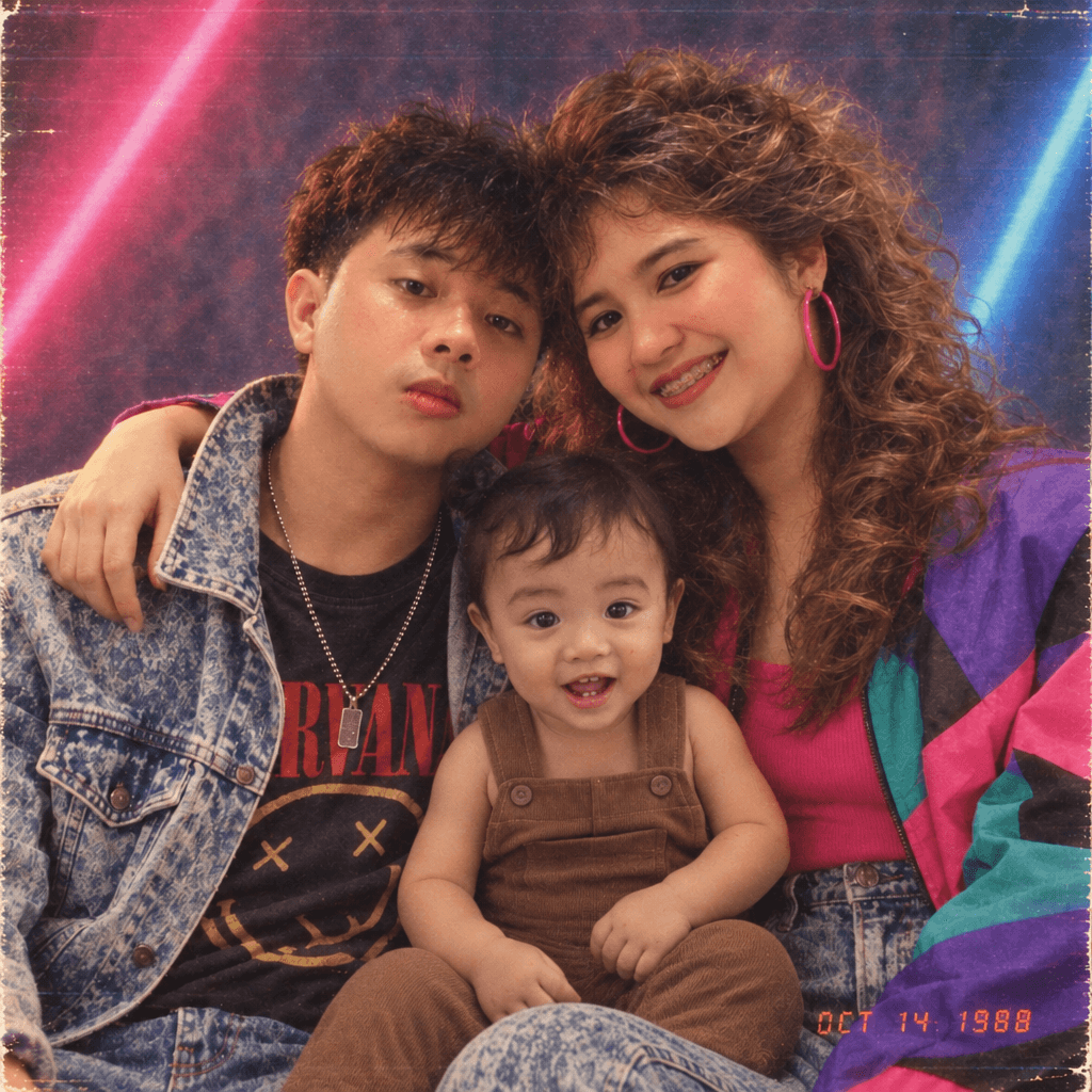 AI 80s Retro Couple Photo Generator — Add Someone
