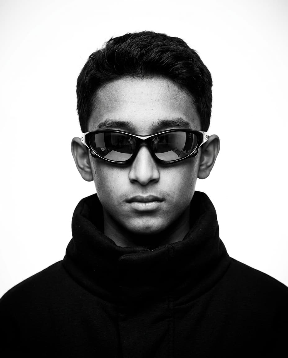 Avant-Garde Sportswear Portrait