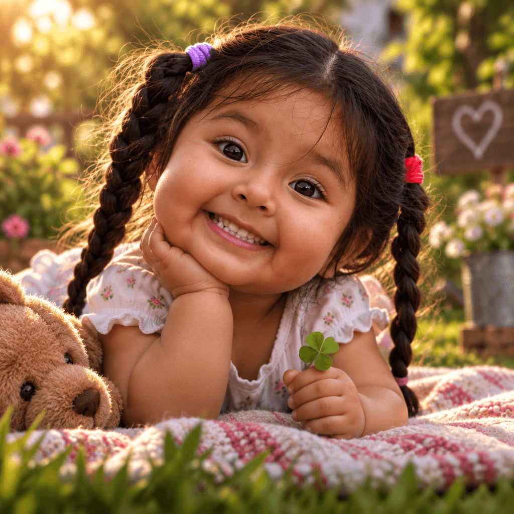 Hyperrealistic Caricature Baby