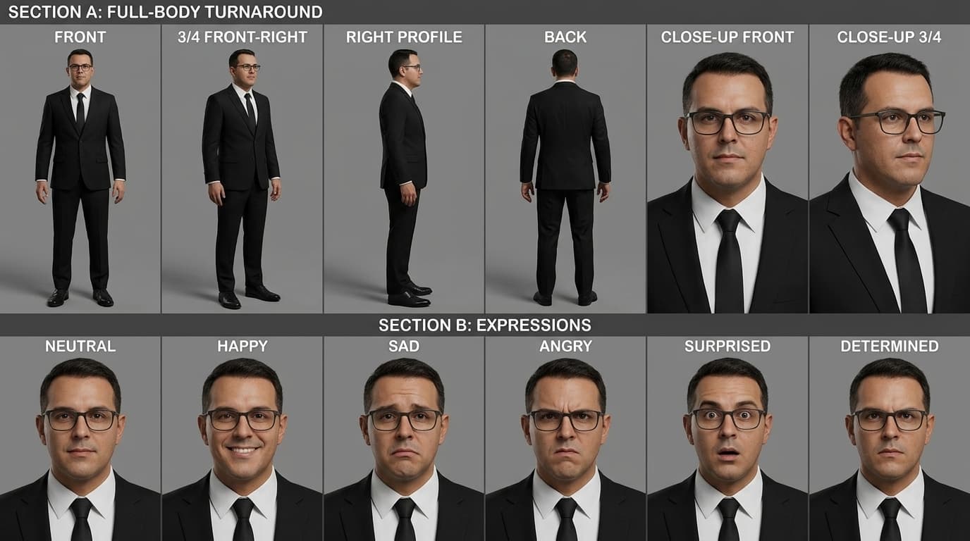 Professional Character Sheet