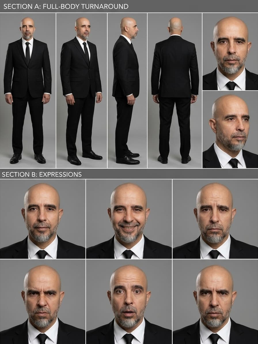 Professional Character Sheet