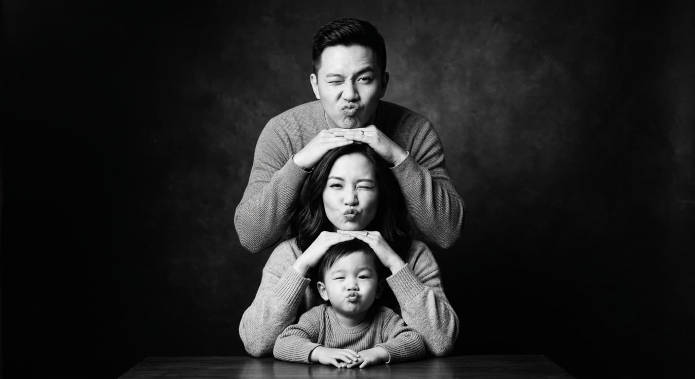 Family Portrait Stacked