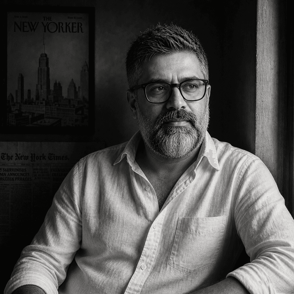 Cinematic Black & White Editorial Portrait (GPT)