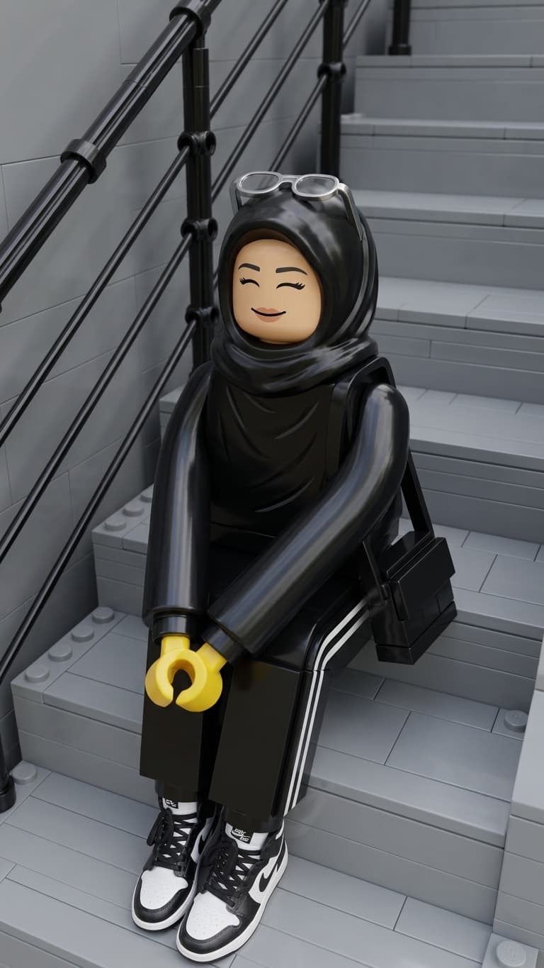 Turn photos into a LEGO scene