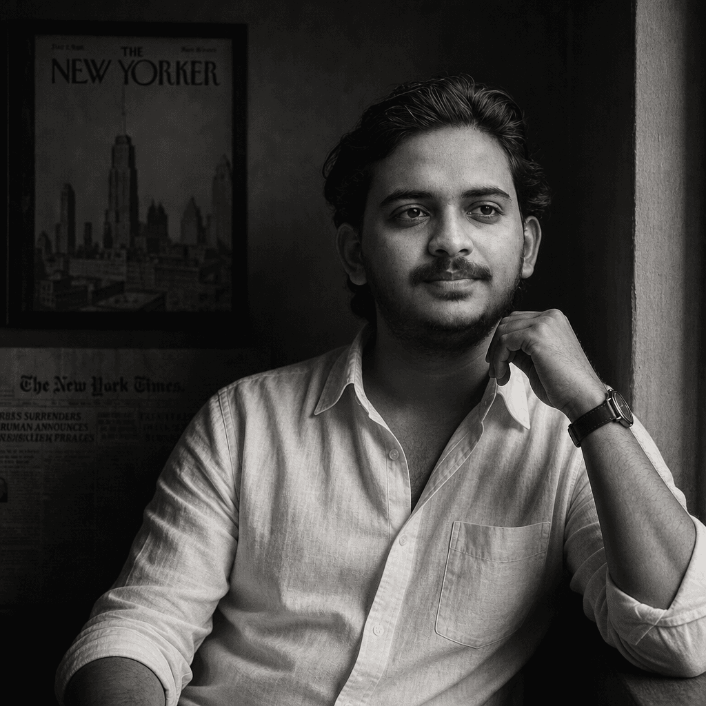Cinematic Black & White Editorial Portrait (GPT)