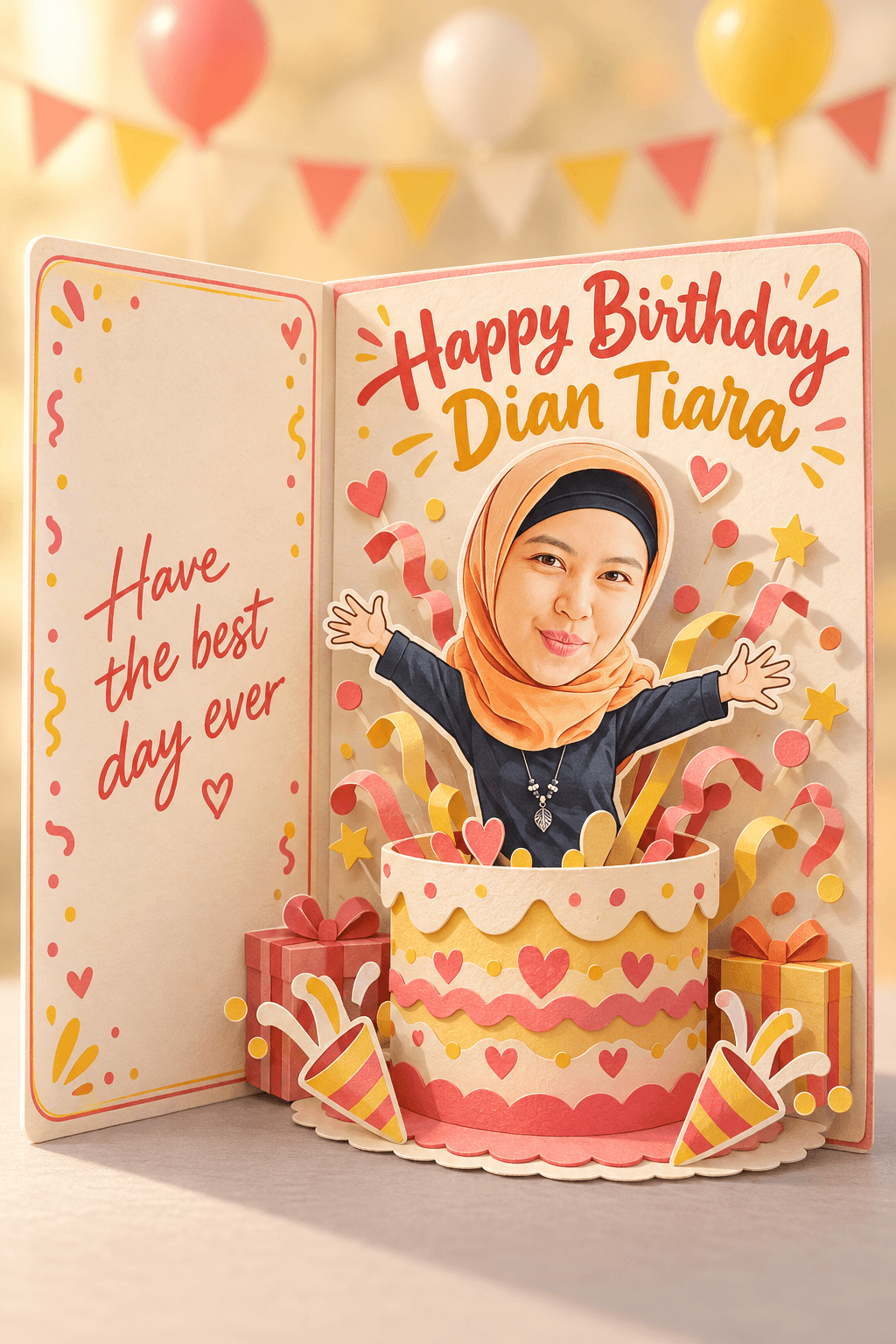 Birthday Caricature Card