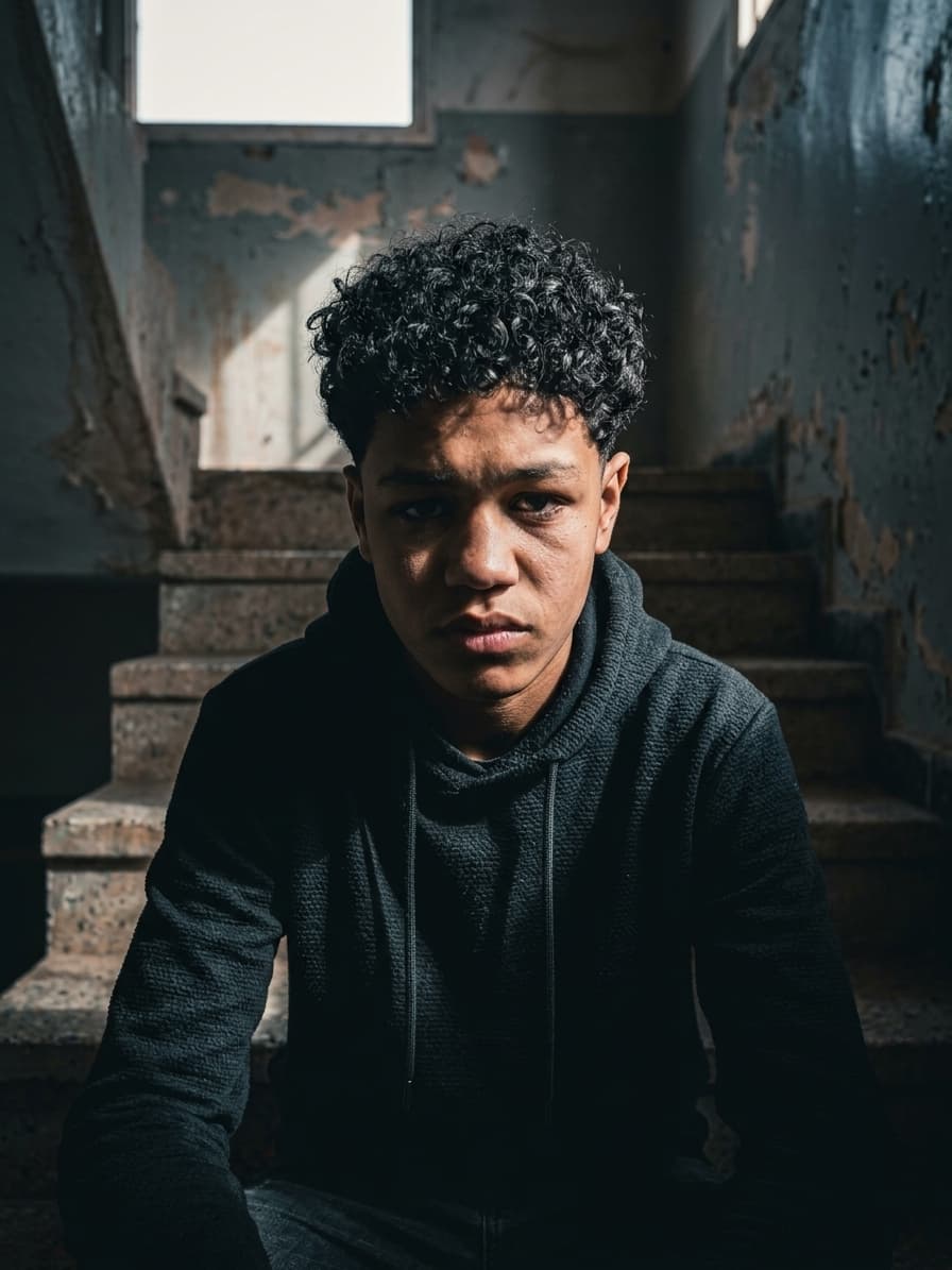 Gritty Portrait Photo