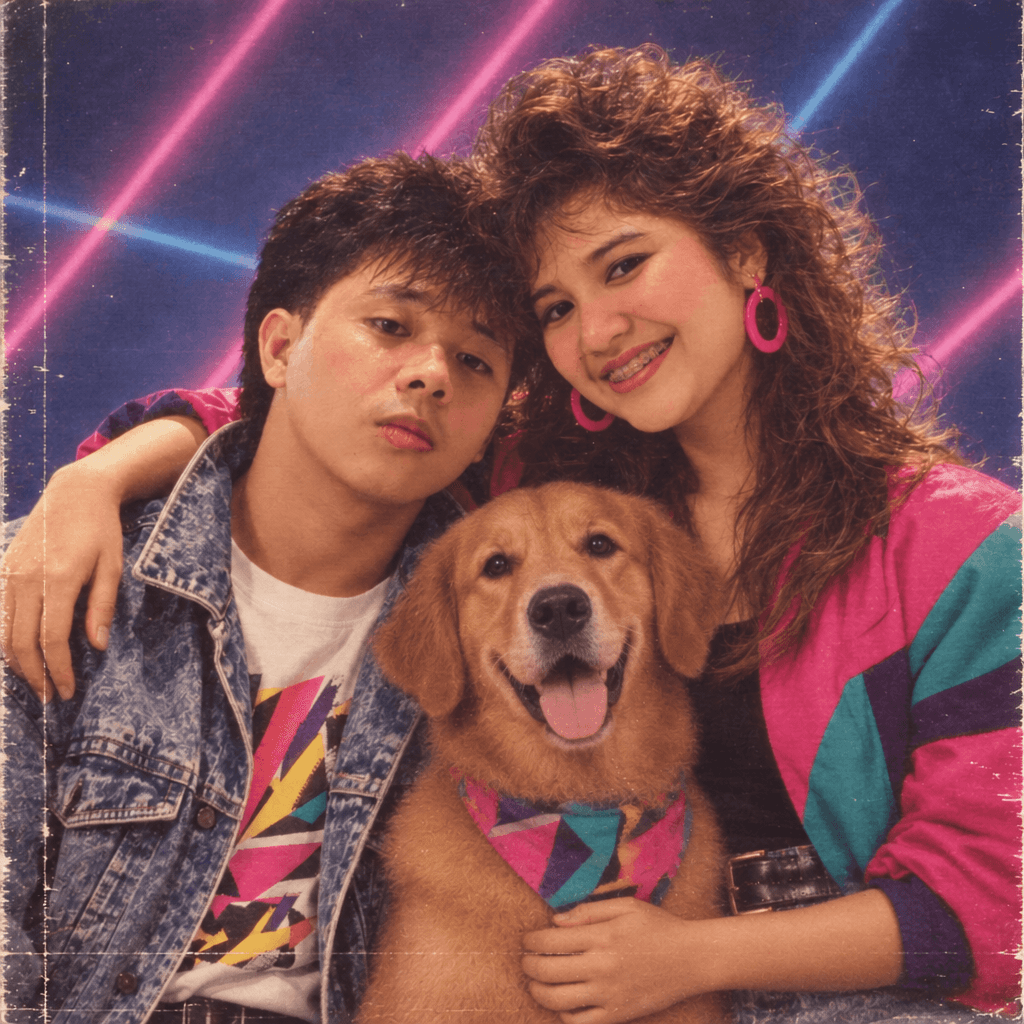 AI 80s Retro Couple Photo Generator — Add Someone — Add Someone