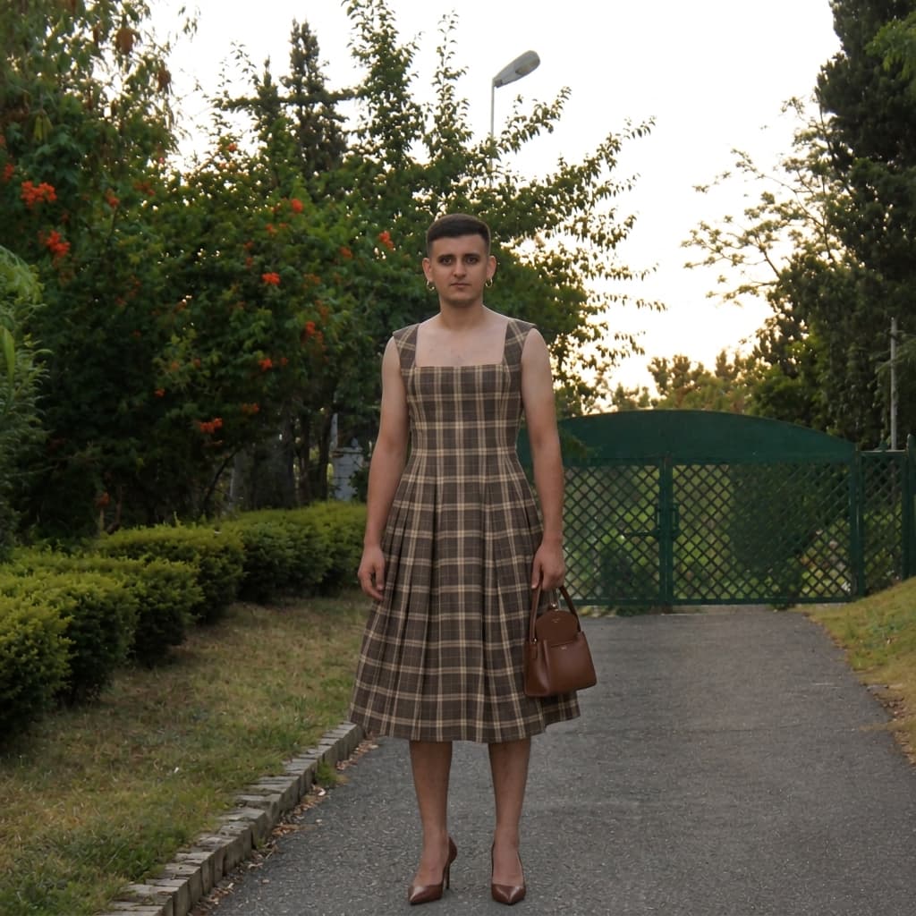 Autumn Dress Try On