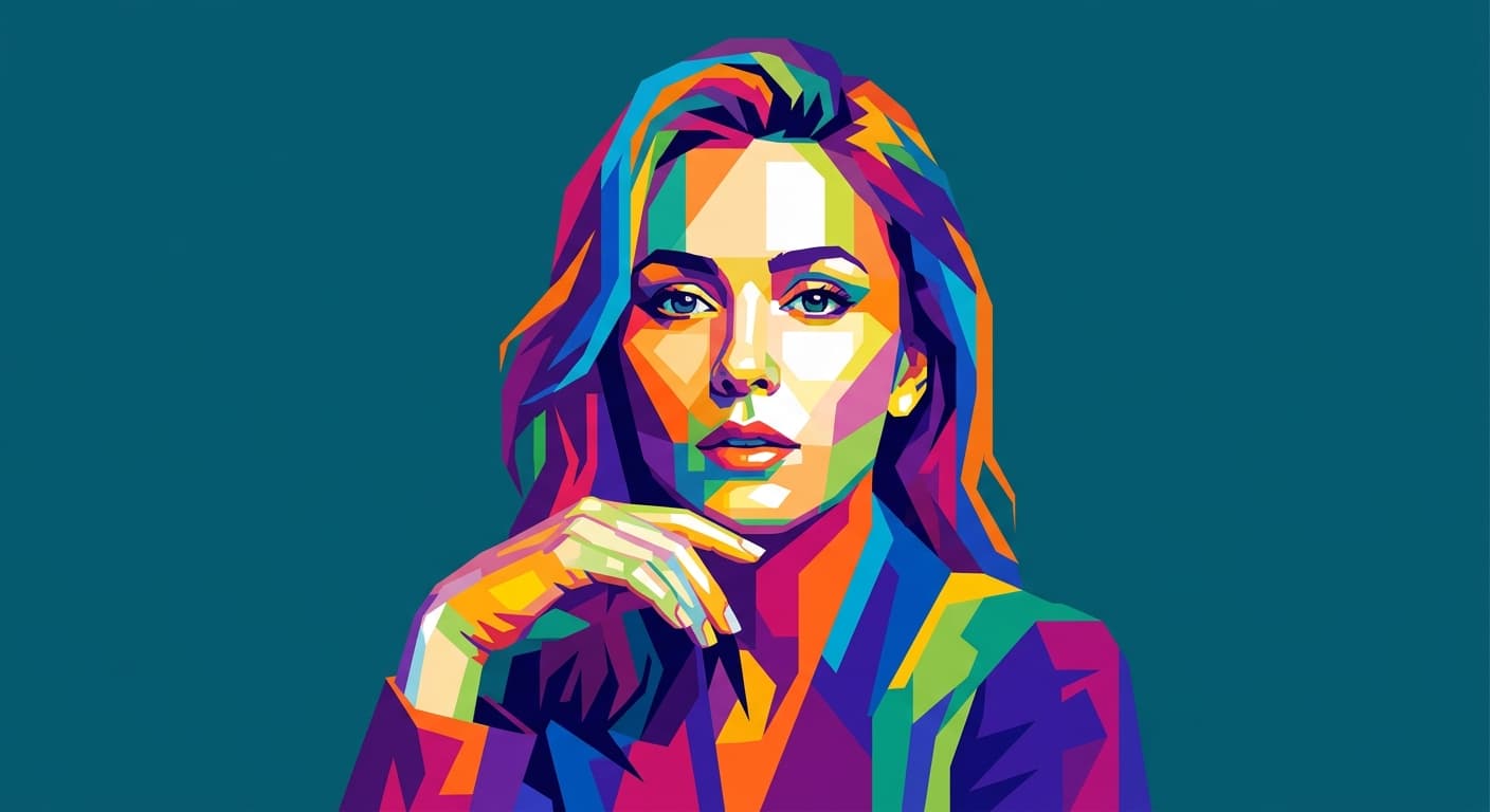 WPAP Geometric Pop Art