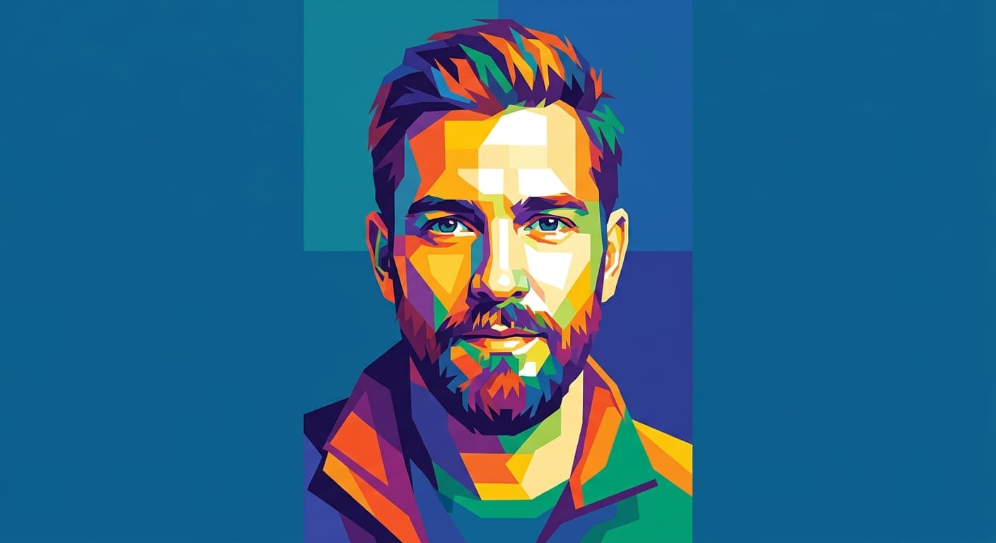 WPAP Geometric Pop Art