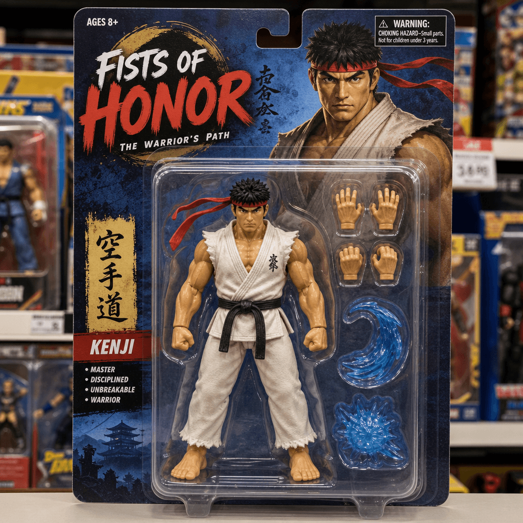 Action Figure in Blister Pack Prompt