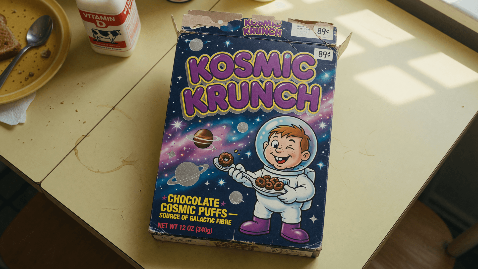 Vintage Cereal Box Front