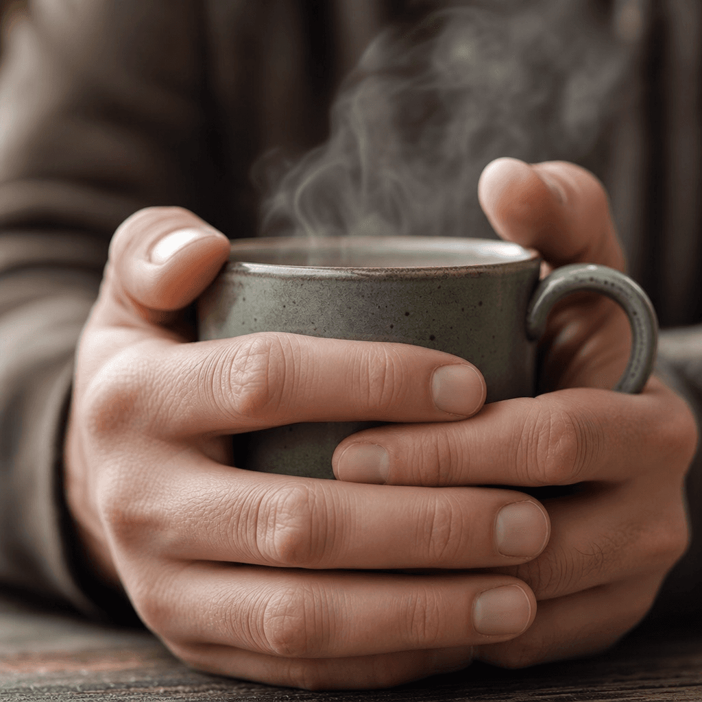 Hands Holding a Coffee Cup