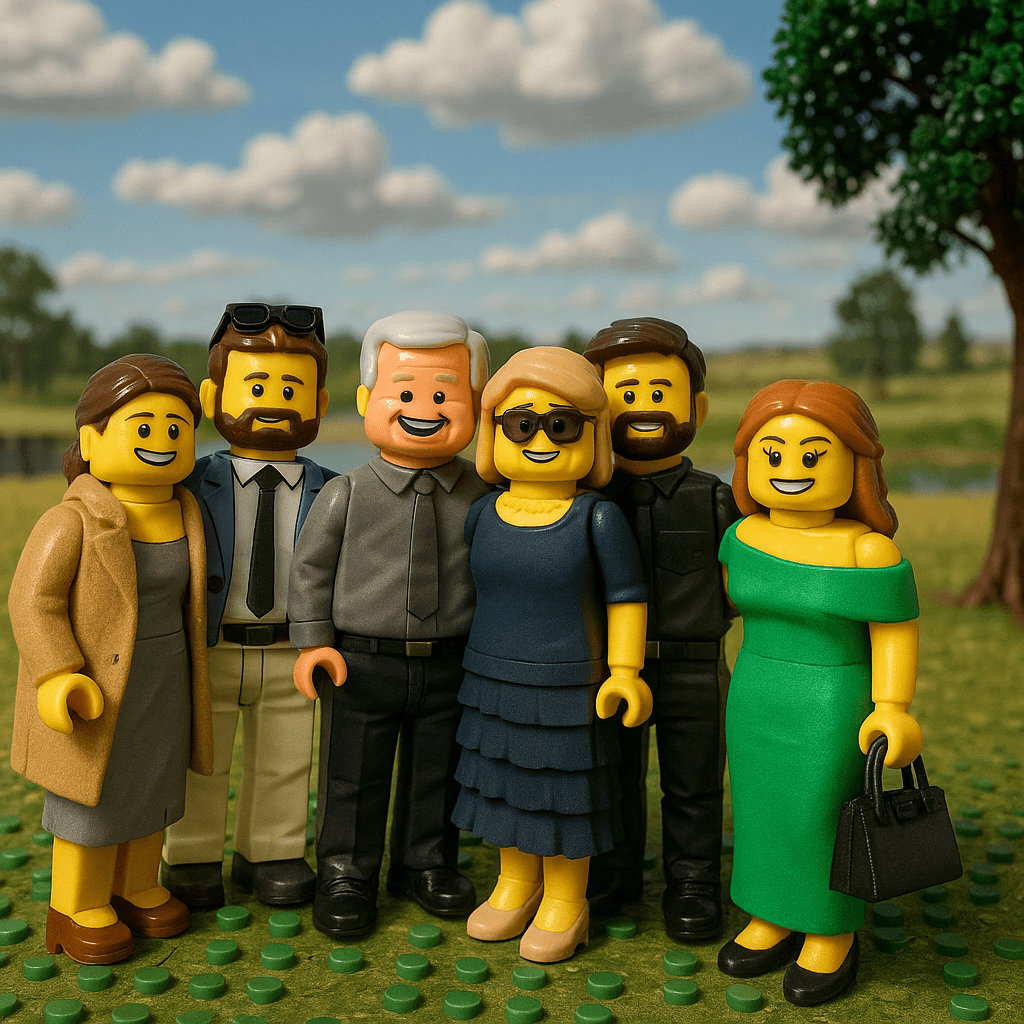 Turn photos into a LEGO scene