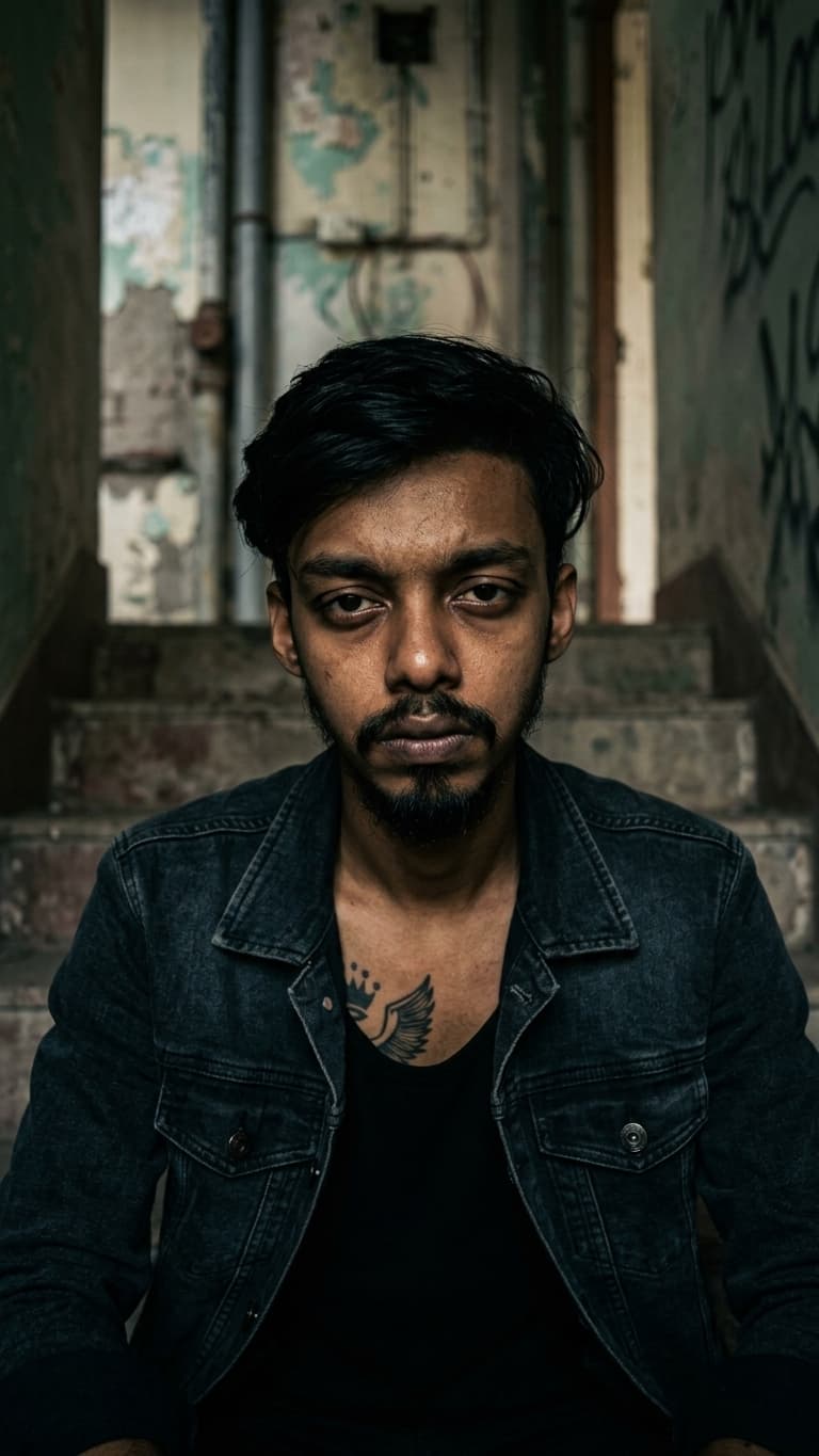 Gritty Portrait Photo