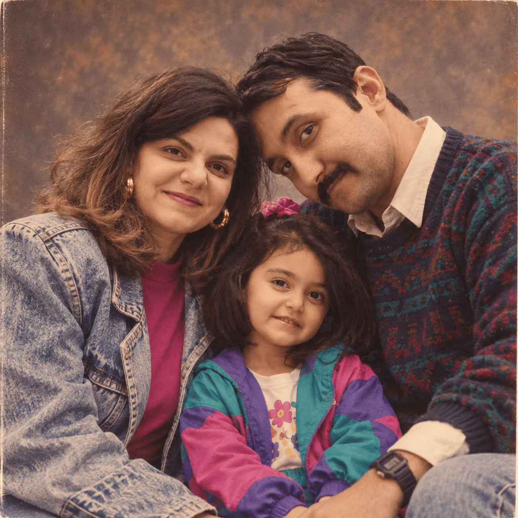 AI 80s Retro Couple Photo Generator