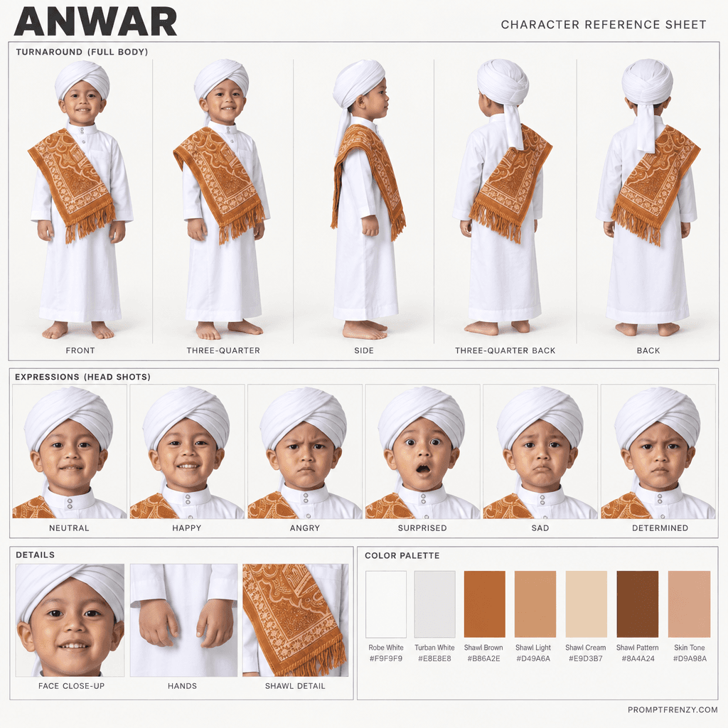 AI Character Sheet Prompt