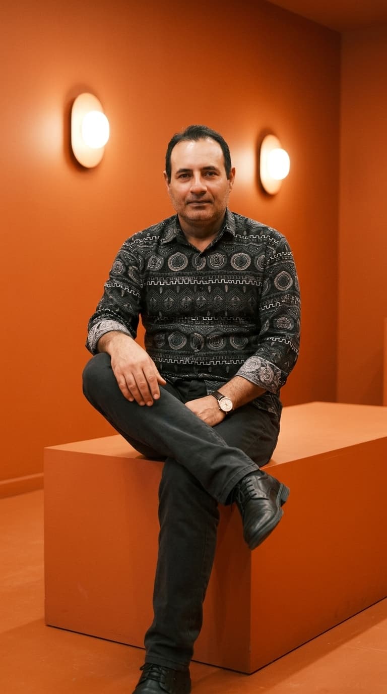 Orange AI Pro Headshot Portrait
