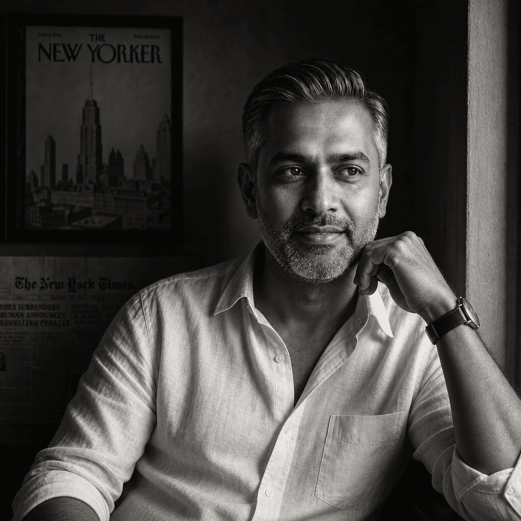 Cinematic Black & White Editorial Portrait (GPT)