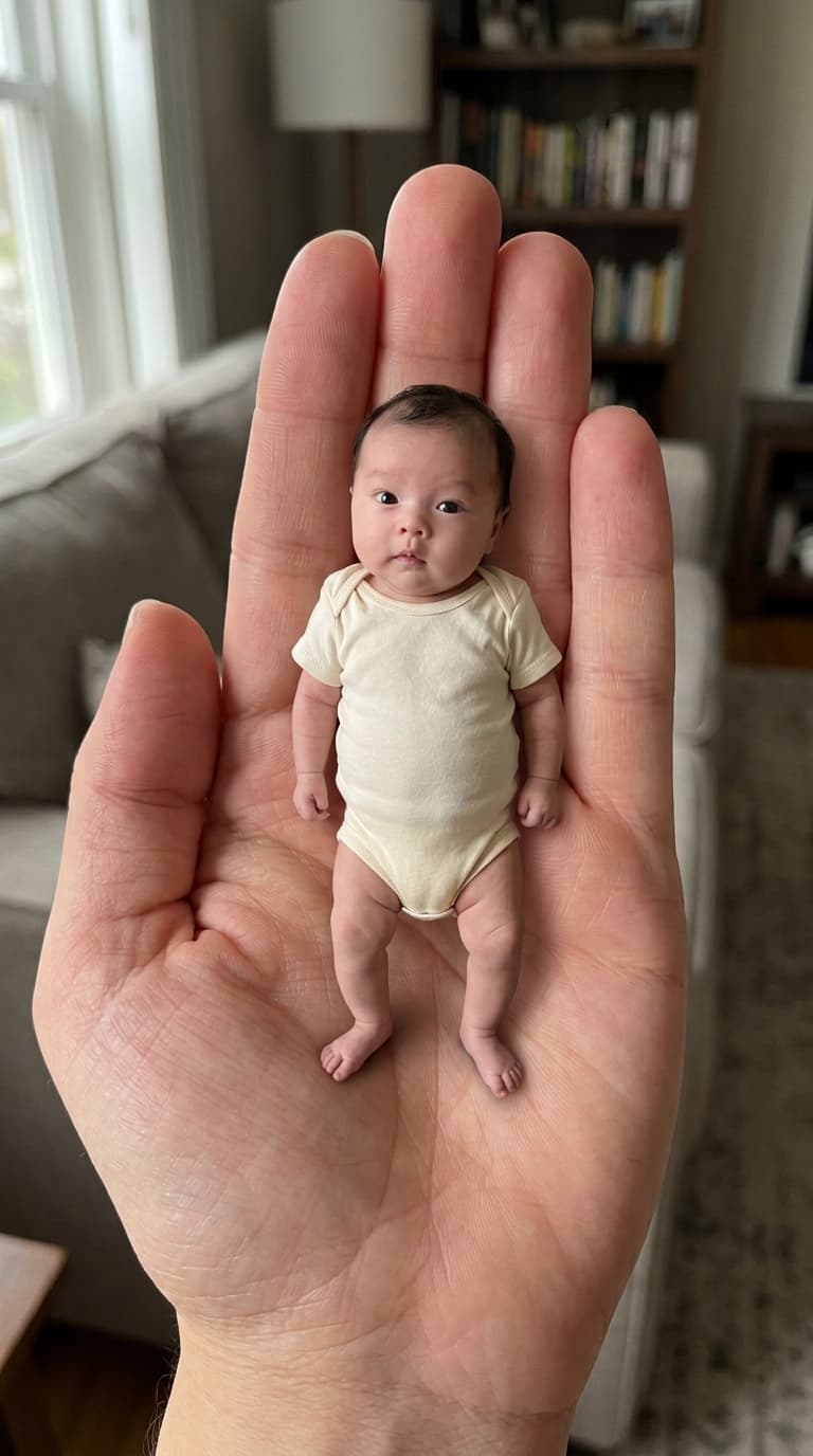Pocket-Sized Baby on Your Palm