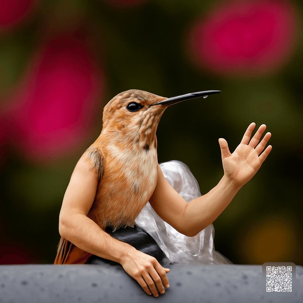 AI Birds with Arms Generator