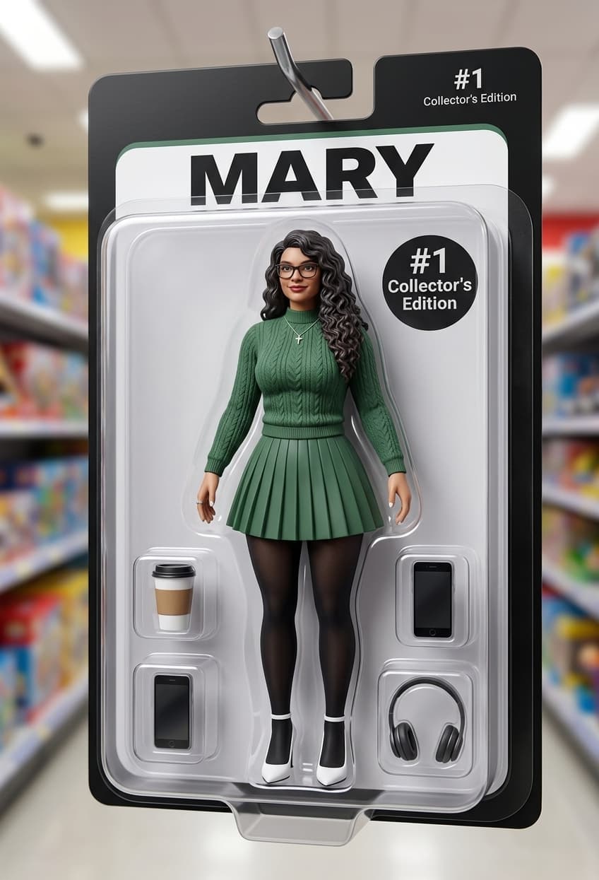 Action Figure in Blister Pack Prompt