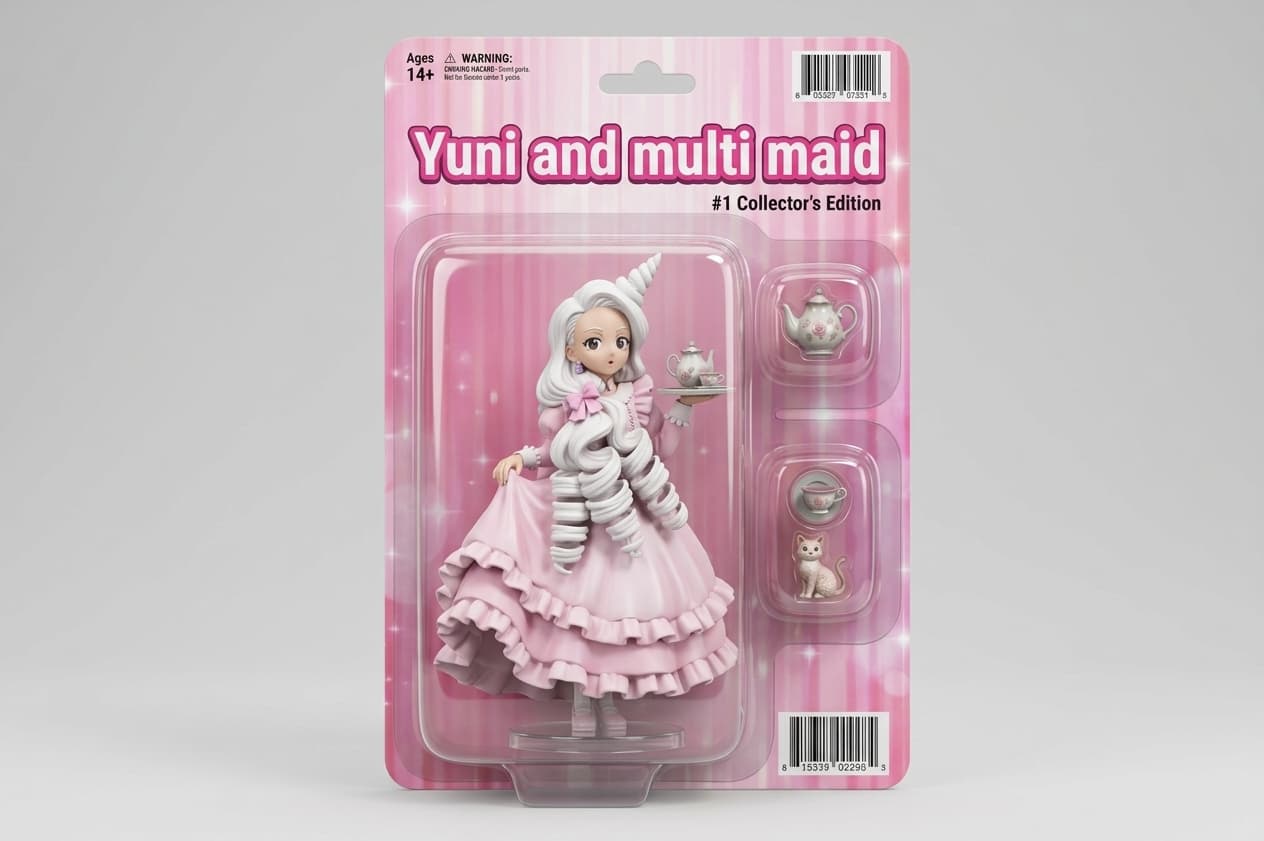 Action Figure in Blister Pack Prompt