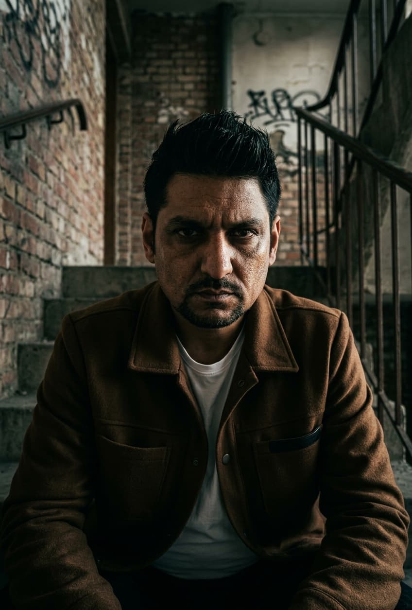 Gritty Portrait Photo