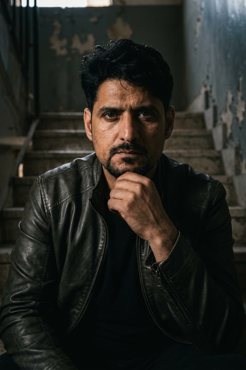 Gritty Portrait Photo