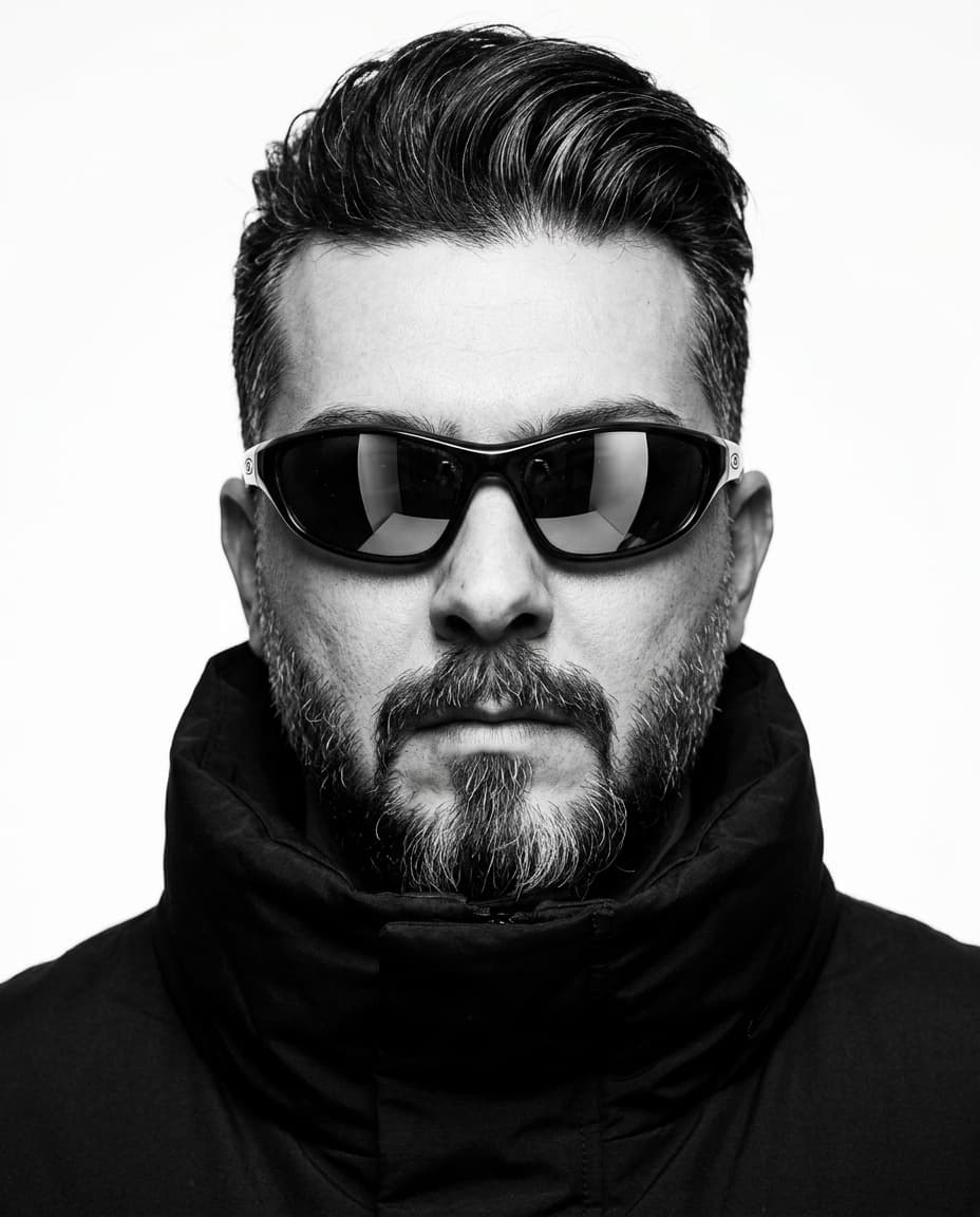 Avant-Garde Sportswear Portrait