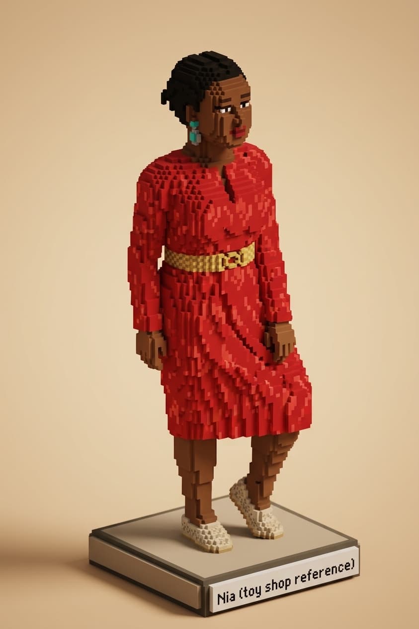 AI Voxel Figure Prompt