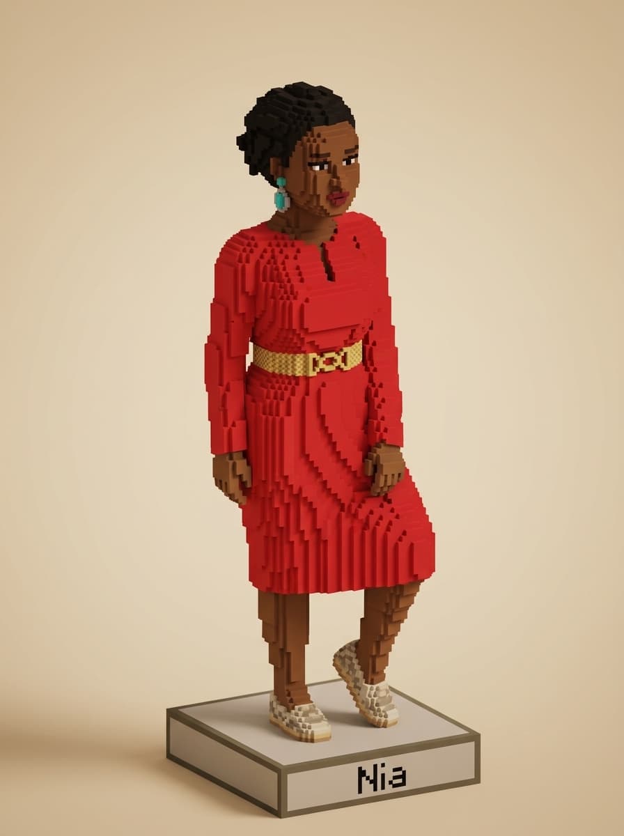 AI Voxel Figure Prompt