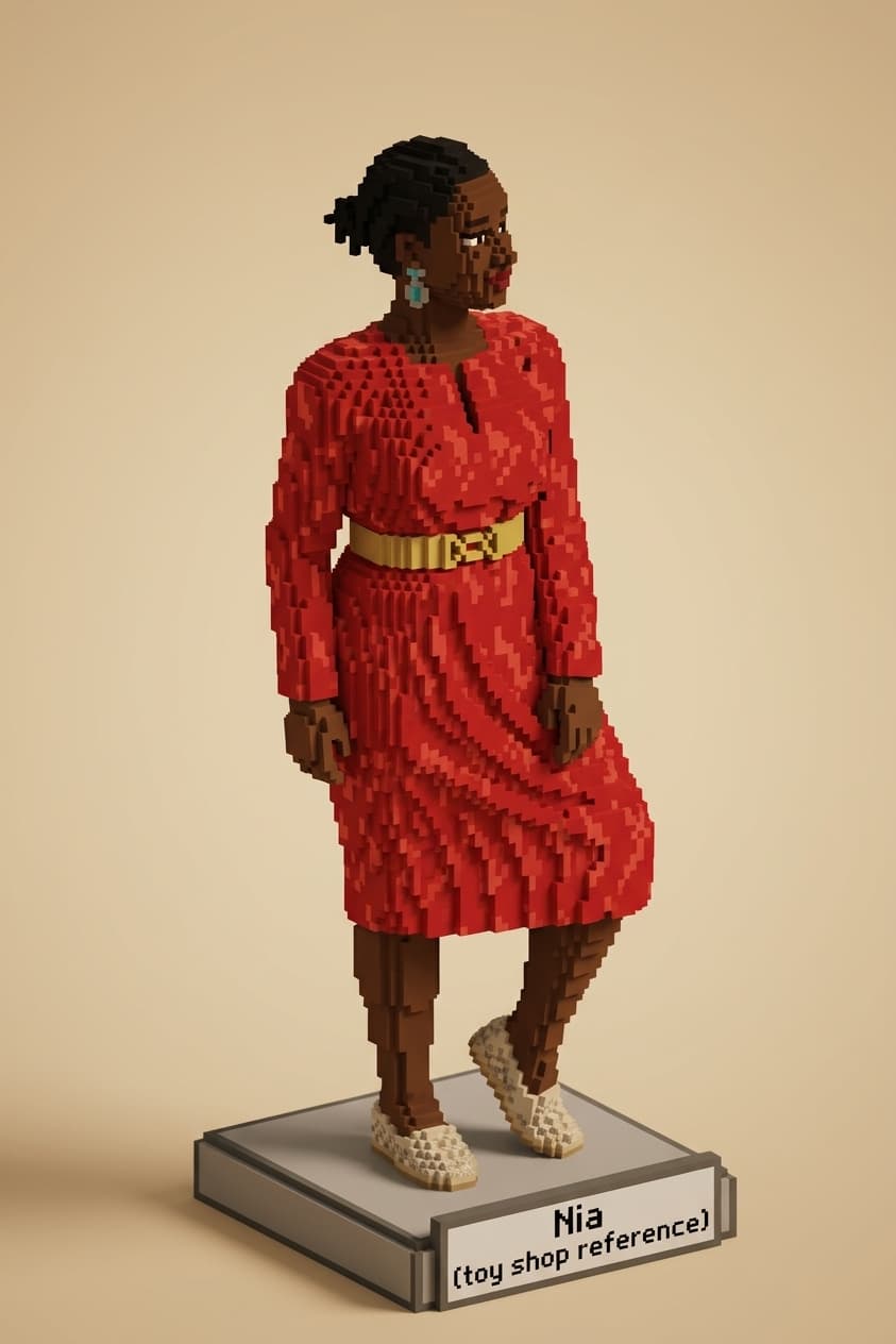 AI Voxel Figure Prompt